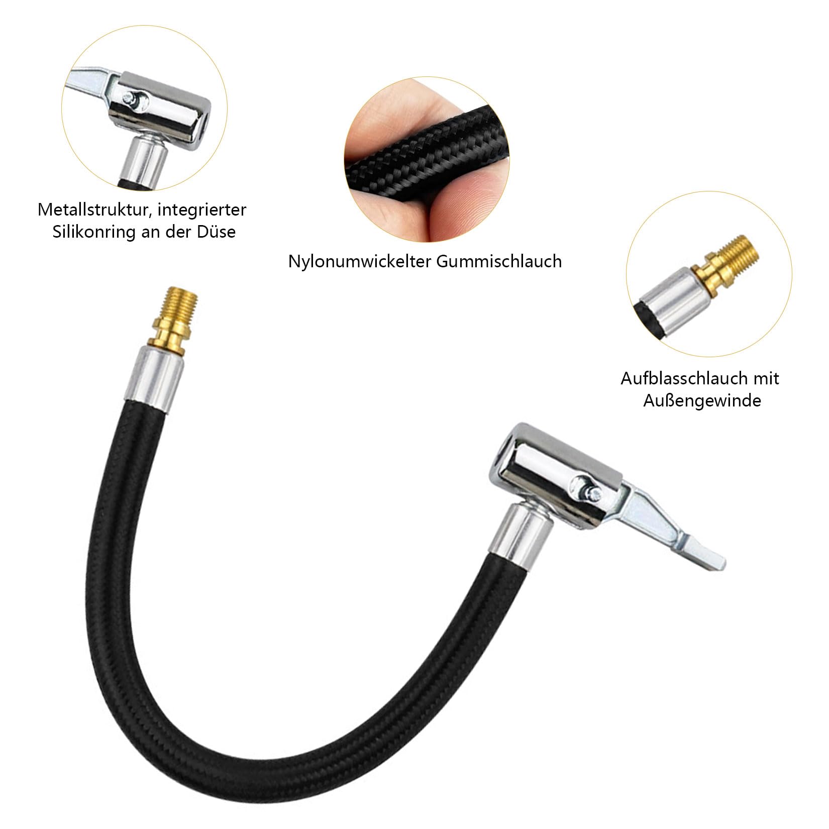 Autoventieladapter, Multifunctionele Ventieladapterset, Compatibel Met Bosch Easypump Autoventieladapter, Multifunctionele Ventieladapterset, Compatibel Met Bosch Easypump