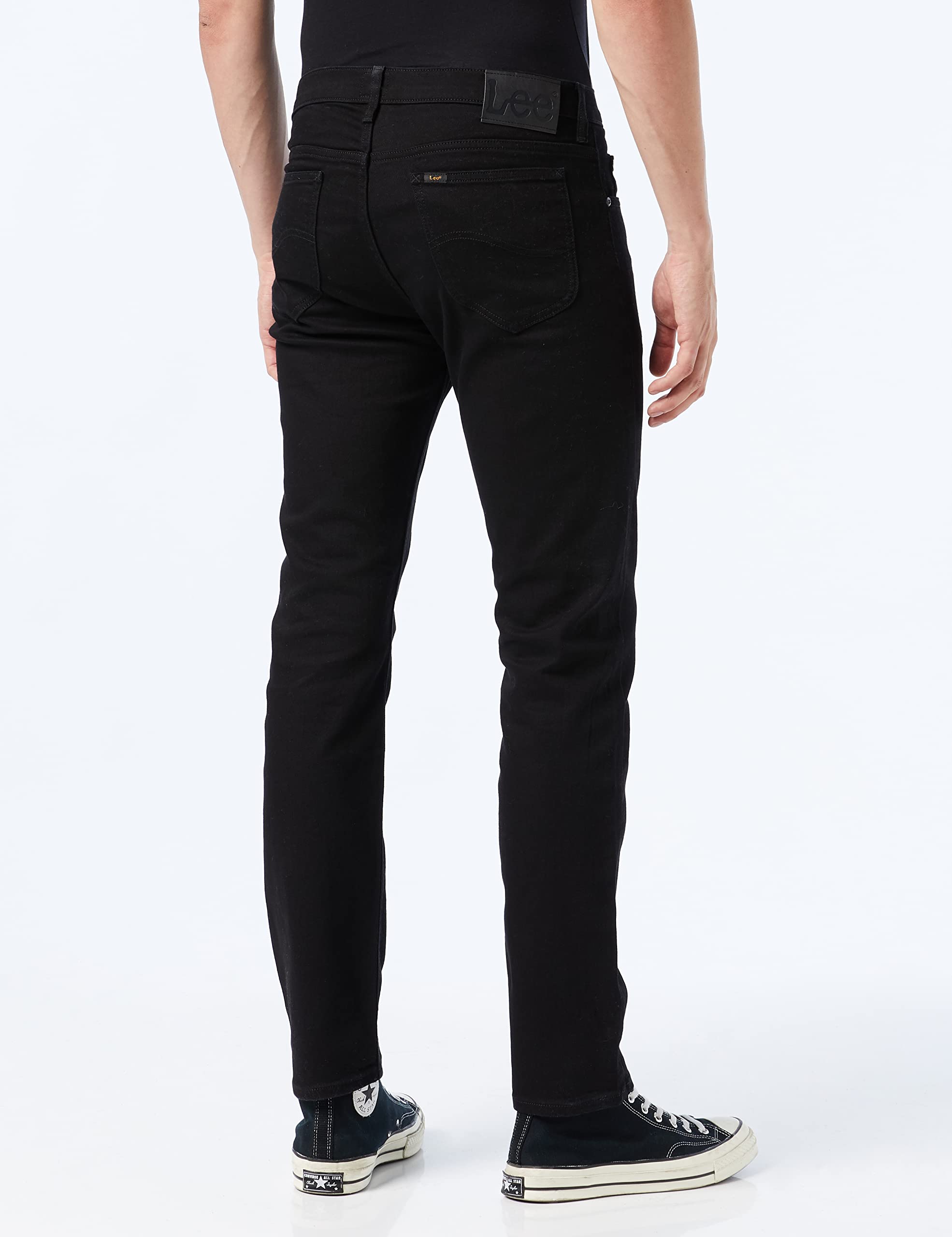 Lee Rider Vaqueros, Black Rinse, 30W / 30L Hombre