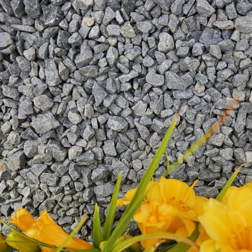 Feniks Basalt Anthrazit 20 kg (8-16 mm) | Basaltsplitt | Basaltbruch farbecht | Naturstein ideal für den Garten