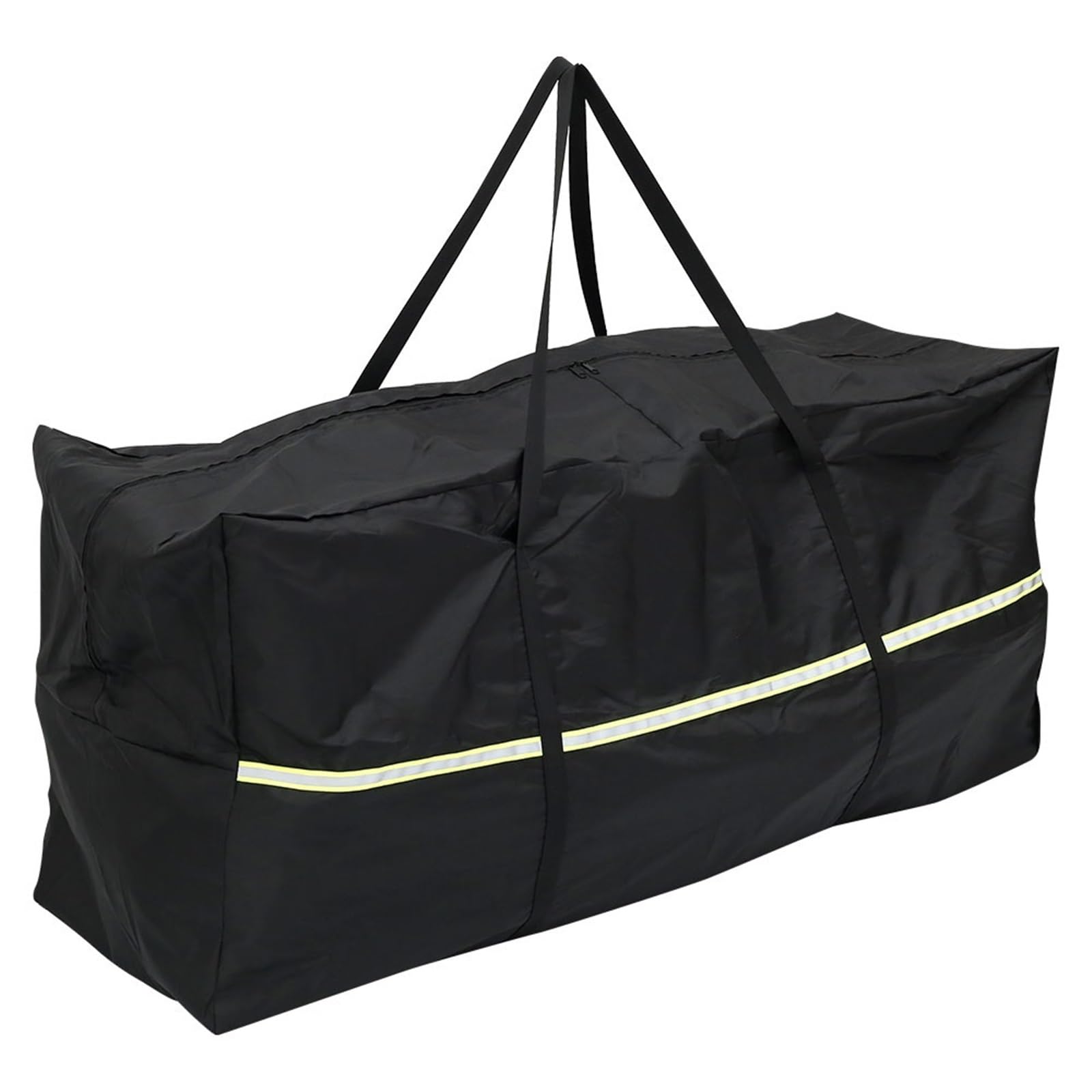 Borsa Portaoggetti For Cuscini For Mobili Da Esterno Custodia Protettiva For In Tessuto Oxford 210D Impermeabile Multifunzione Per Cuscini(Black A,173x76x51cm)