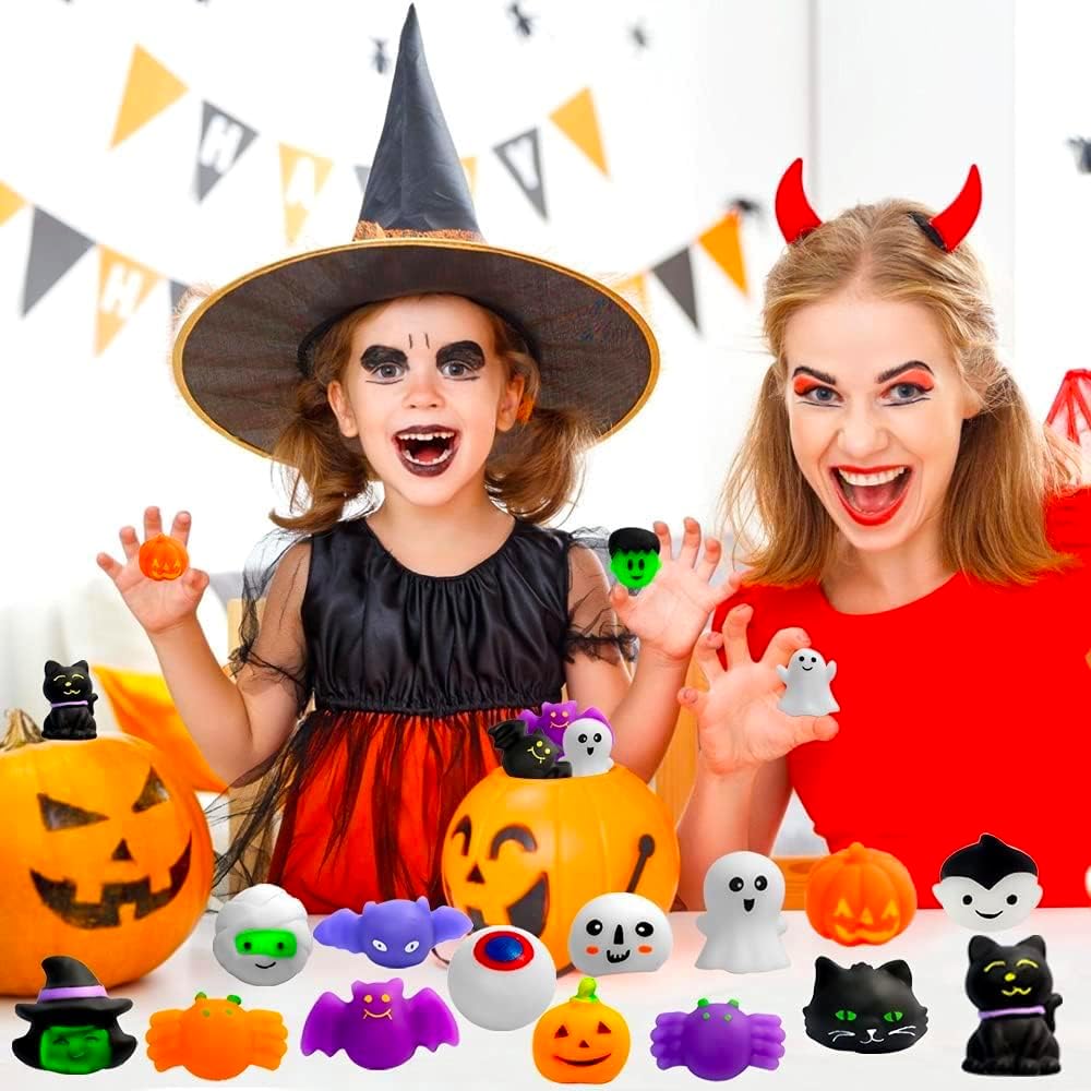 36 PCS Squishies Kawaii Cute Mochi Squishy Stress Reliever Anxiety Toys Halloween Party Favors Treat Goody Bag Filler Gifts - Image 7