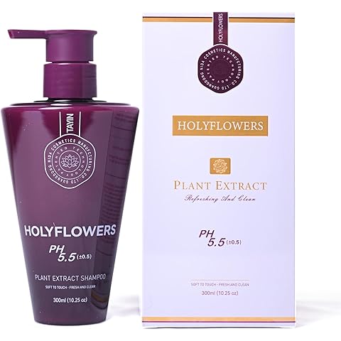 Holyflowers Dandruff Shampoo for Chemical Free | Herbal Essence | Acidic Bonding Co...