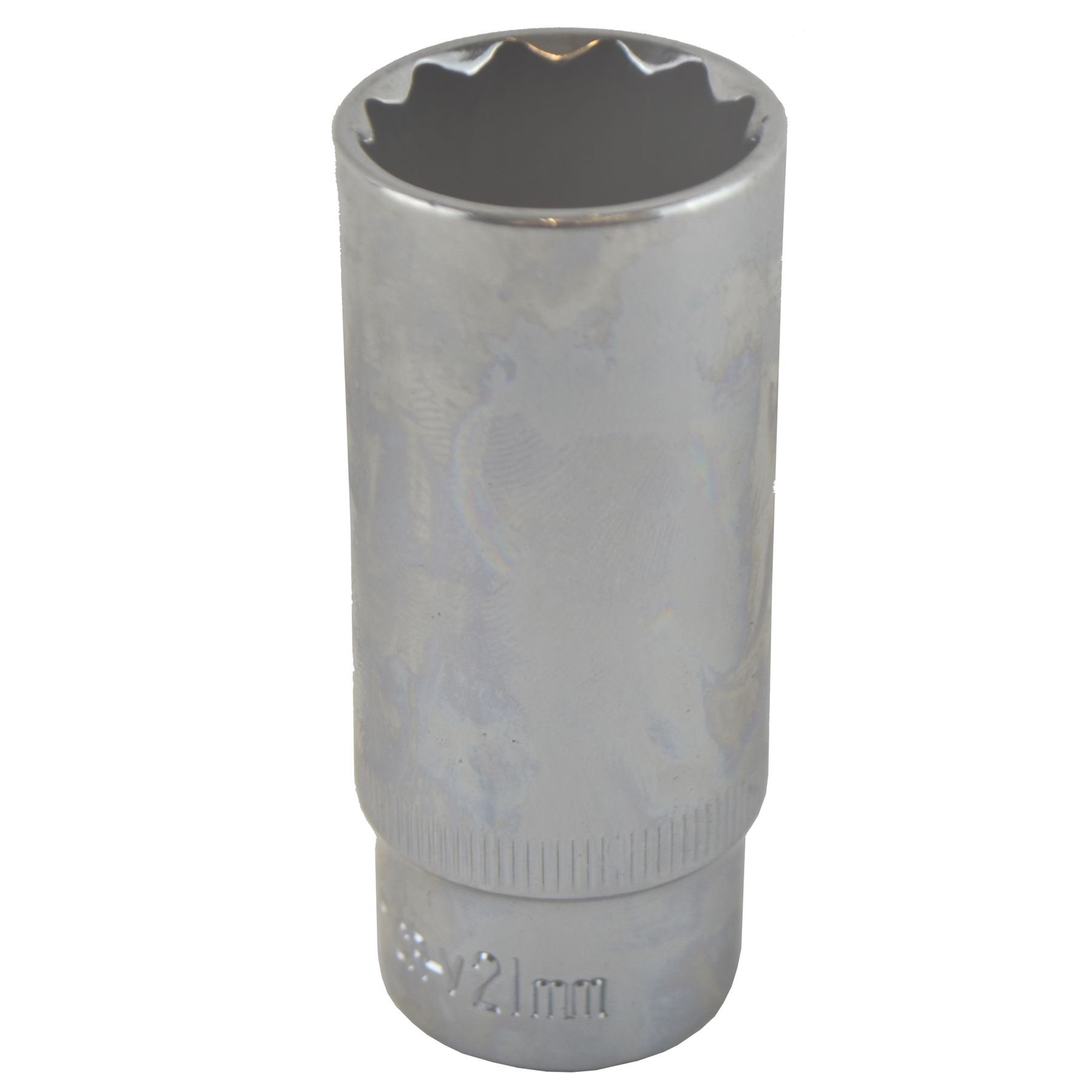 Ab Tools 21Mm 3/8" Drive Double Deep Metric Socket Double Hex / 12 Sided