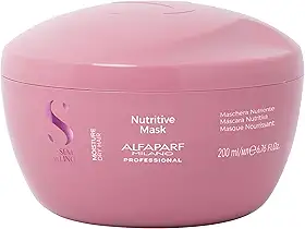 Alfaparf Máscara Nutritiva Milano Semi Di Lino Moisture Para Cabelos Secos - Segura Em Cabelos Tingidos - Sem Sulfato Parabenos E Parafina - Qualidade De Salão Profissional 200Ml