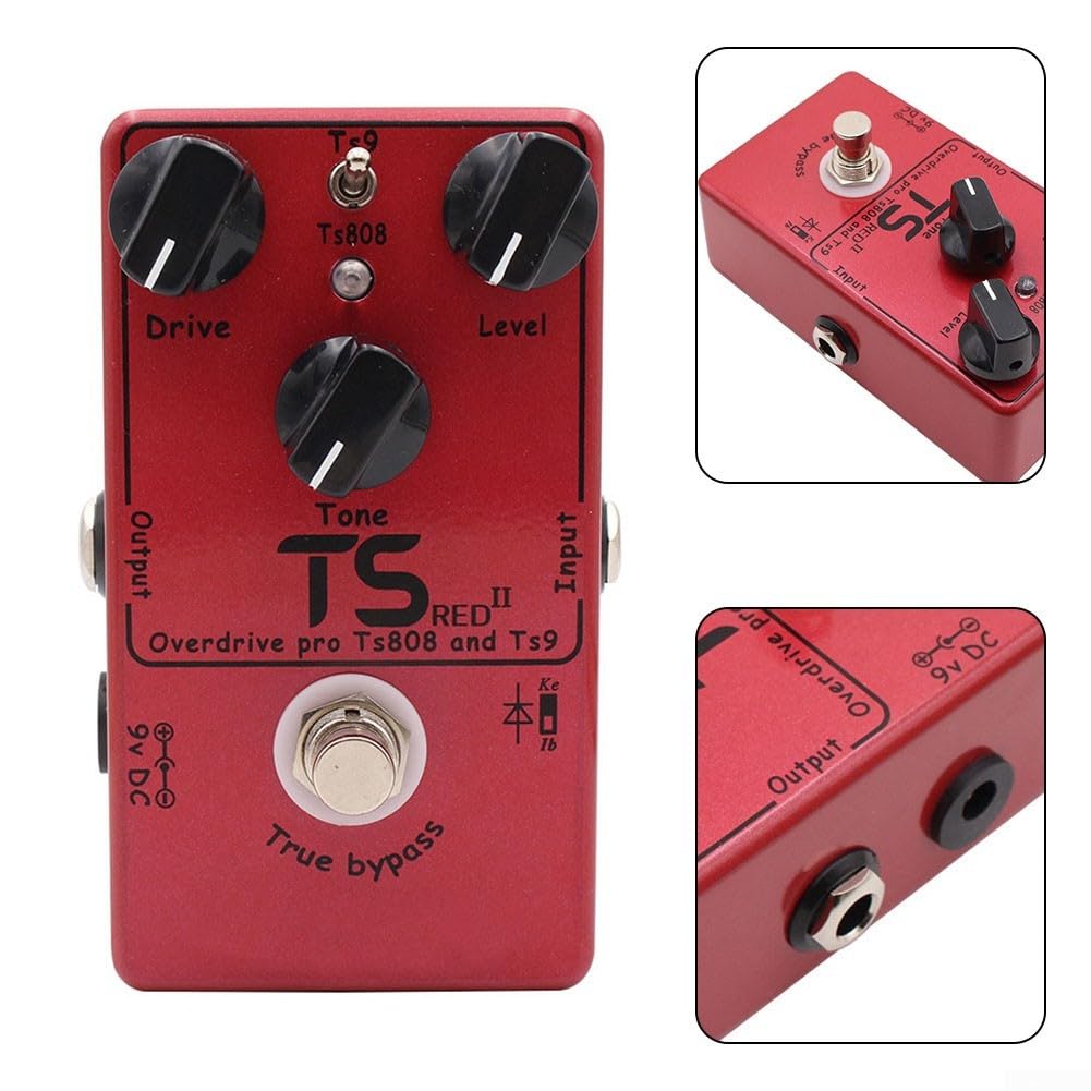 Overdrive Booster Pedal para ts Red II Dual Mode Switch Overdrive
