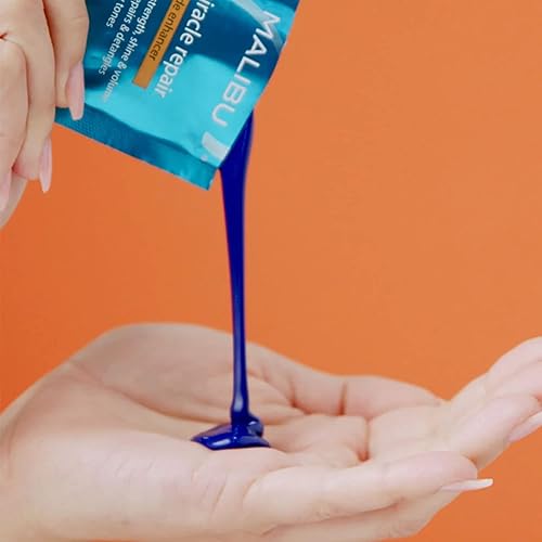 Miniatura 2 de Malibu C Miracle Repair - Reconstructor de cabello, potenciador rubio, tratamiento nutritivo de reparación del cabello para hebras rubias dañadas,