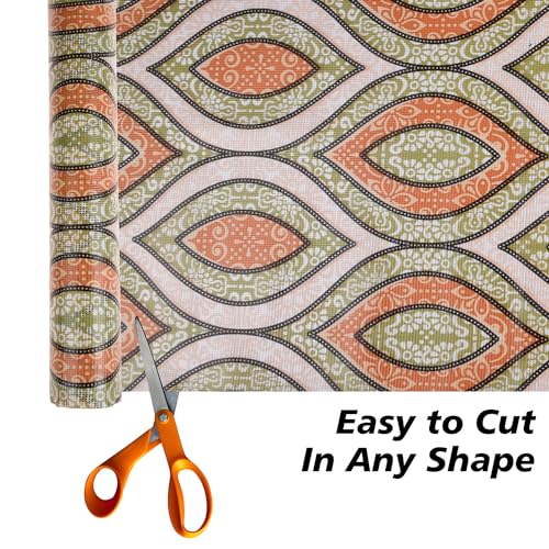 Image of Urbane Home Shelf Liner | Kitchen Cabinet Shelf Protector | Kitchen Liners for Cabinets and Drawers | Drawer Liner Mat | Zig Zag Gripper Shelf Liner Roll | Cabinet Mat | 3 MTR | Green