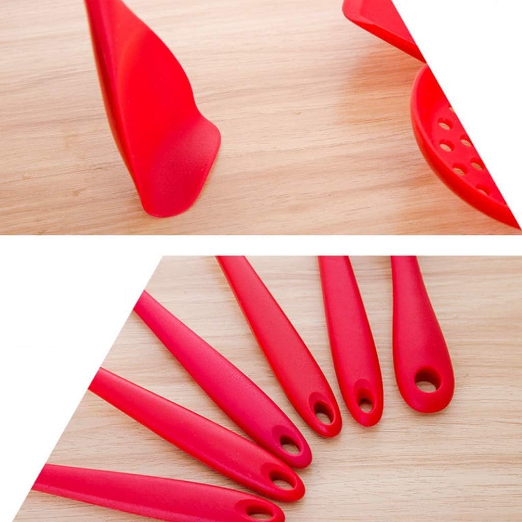 Utensilien-Set, Chef Küchenutensilien, 7-teiliges Kochutensilien-Set, antihaftbeschichtet, hitzebeständig, BPA-freies Silikon, Kochutensilien, Schneebesen, Küchenutensilien-Set(Black)