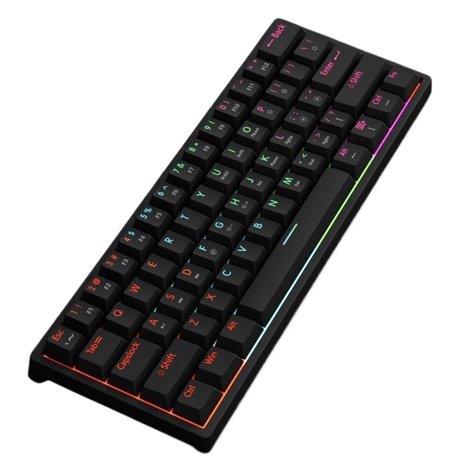 Clavier mécanique filaire à 61 touches remplaçable à chaud MK61-HEI - 8