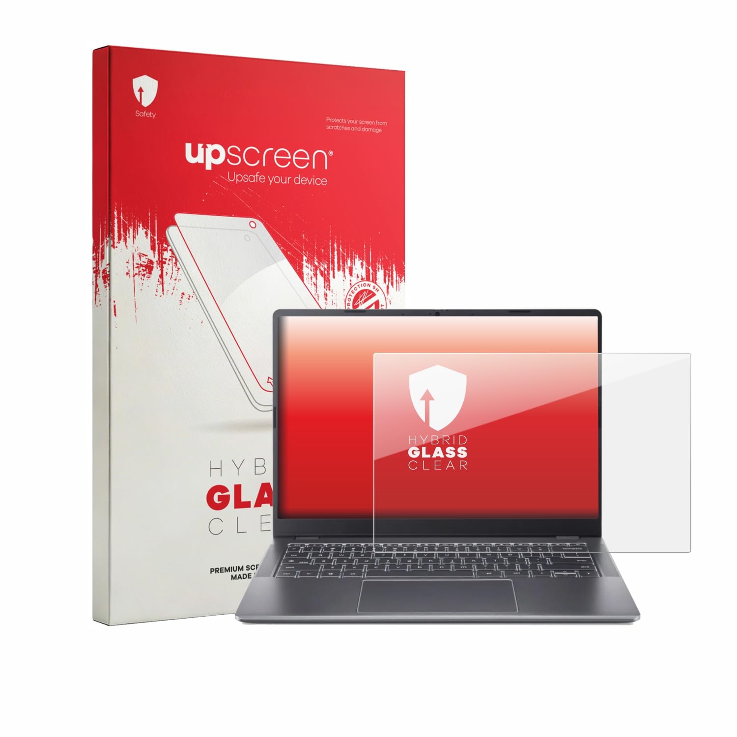 upscreen Pellicola Vetro per Acer Chromebook Plus Enterprise 514