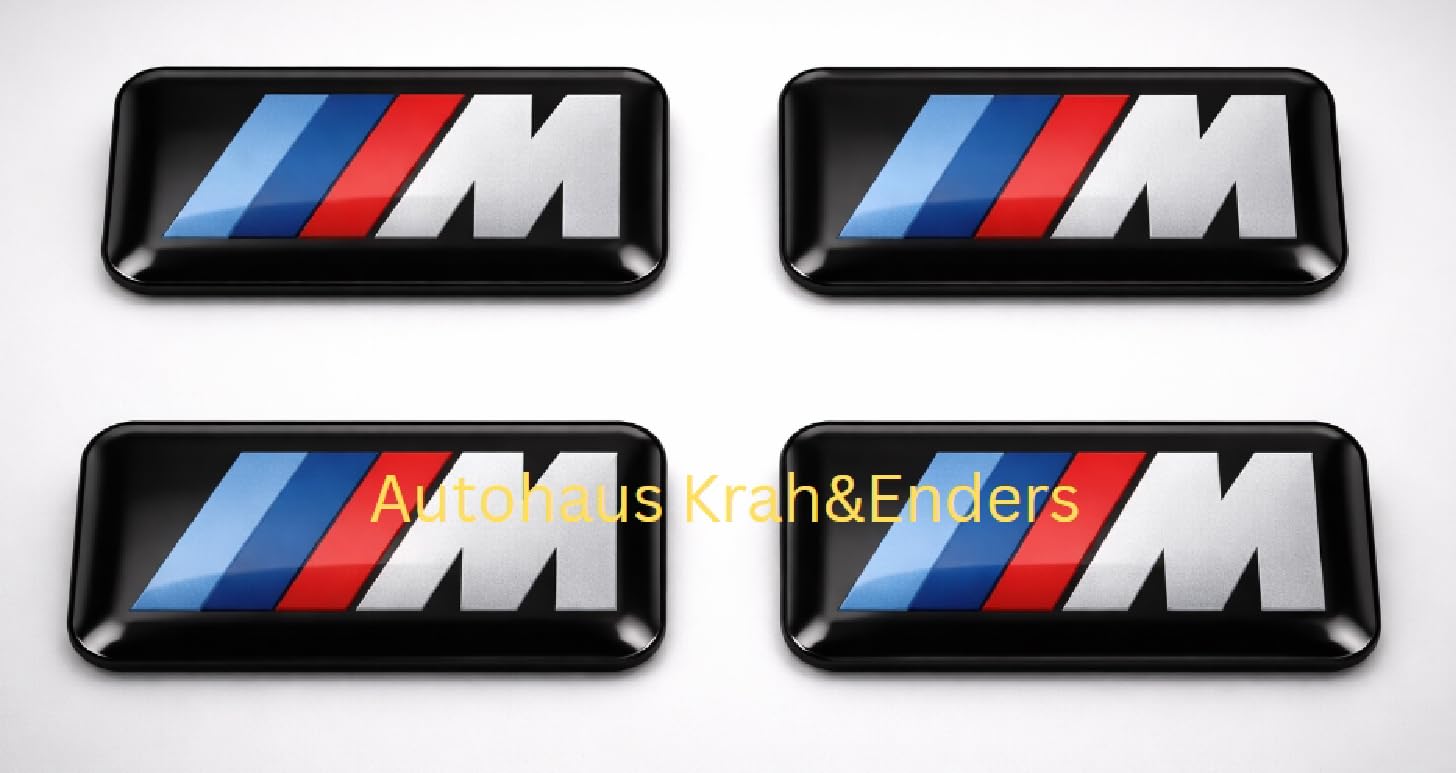 BMW 4X Emblem Plakette Aufkleber M-Zeichen Alufelgen Sticker Aufkleber M Perfomance