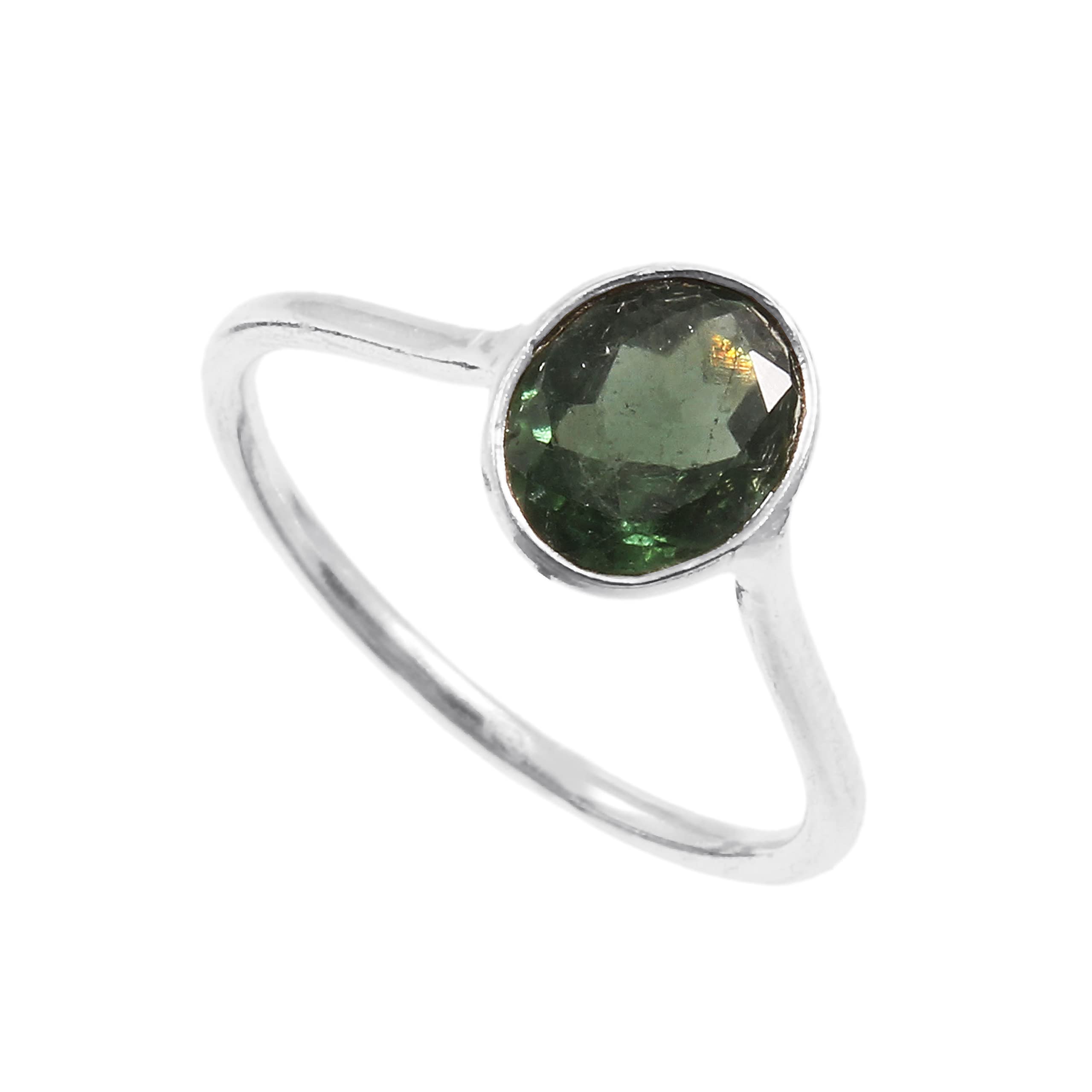 RatnagarbhaBlue Tourmaline Ring, October Birthstone Ring, Paraiba Blue Tourmaline, Wedding Ring, Elegant Ring, Delicate Unique Minimalist Jewelry, Tourmaline Stacking Ring, Faceted Tourmaline Rings