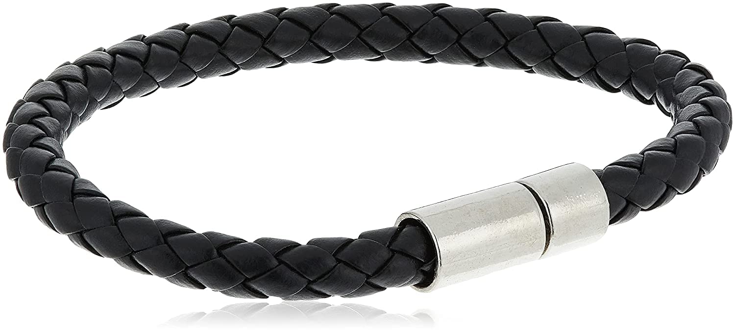 OtherEuropean Style Black Genuine Leather Bracelets Handmade Weaves Bangles Cuff For Lovers Women Men