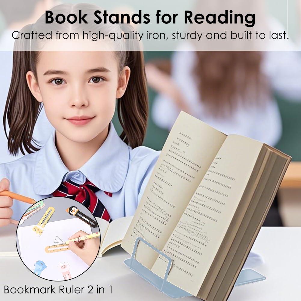 GmeDhc Leesstandaard van metaal, in hoogte verstelbaar, kosmisch zonnestelsel, planeet, opvouwbare boekenkast, 6 niveaus, verstelbare leesstandaard, voor studeren, werken, lezen GmeDhc Leesstandaard van metaal, in hoogte verstelbaar, kosmisch zonnestelsel, planeet, opvouwbare boekenkast, 6 niveaus, verstelbare leesstandaard, voor studeren, werken, lezen