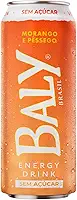 Energético Morango e Pêssego sem açúcar 473ml Lata Baly