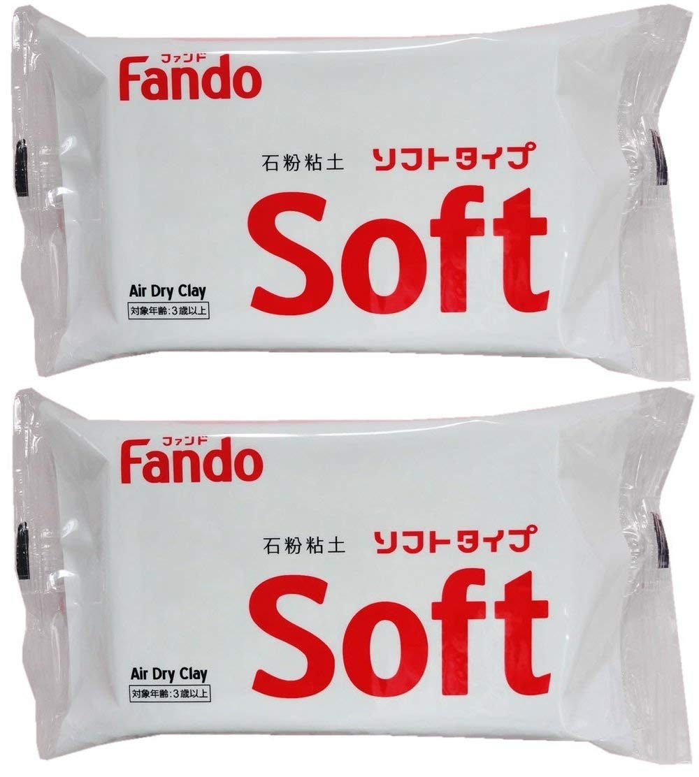 アートクレイ 石粉粘土ファンドソフト 400g　40個セット Amazon.co.jp: アートクレイ 石粉粘土 ファンドソフト400g×2パック