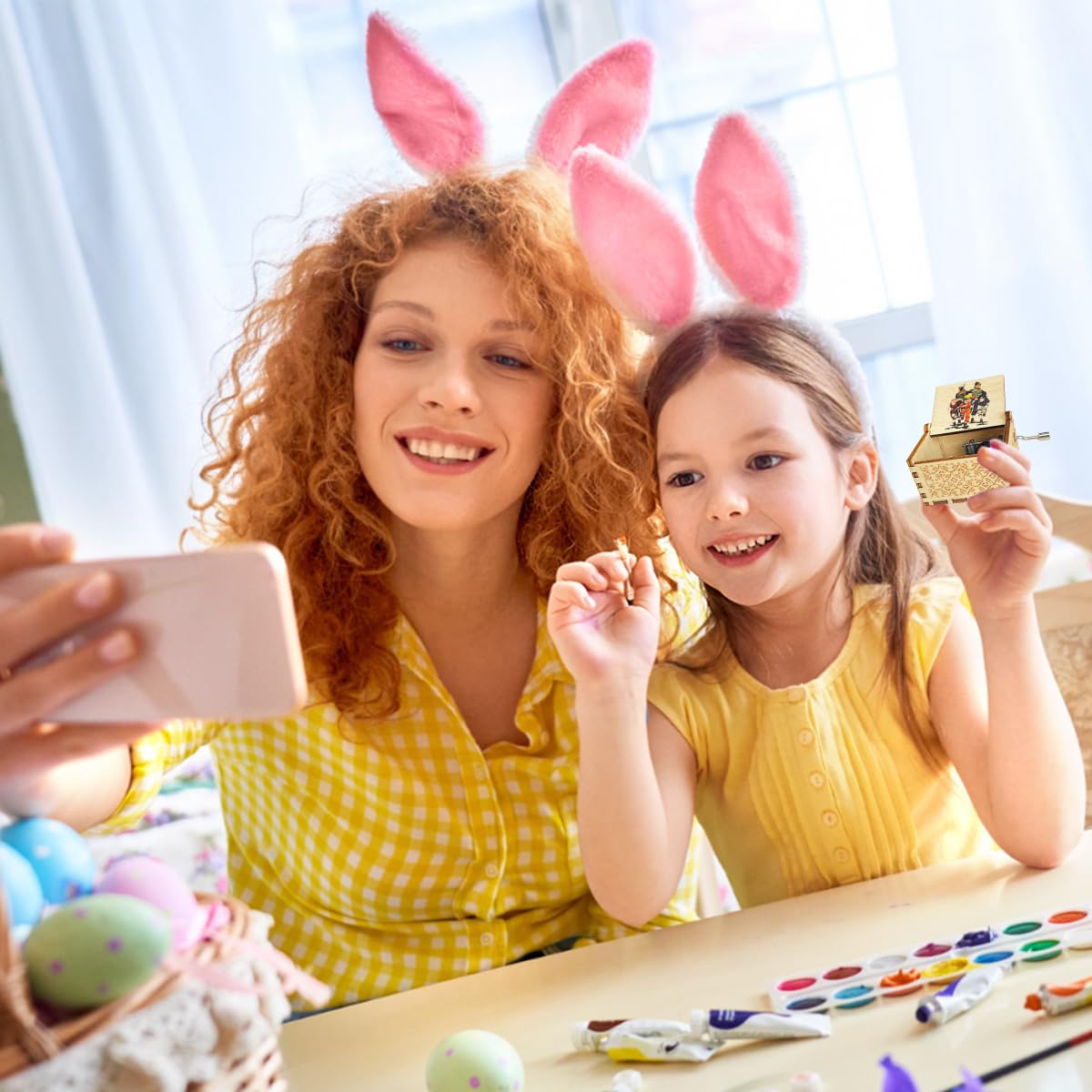 Carillon In Legno Titan Con Manovella - Music Box Regalo Per Compleanno O Natale - Foto 9