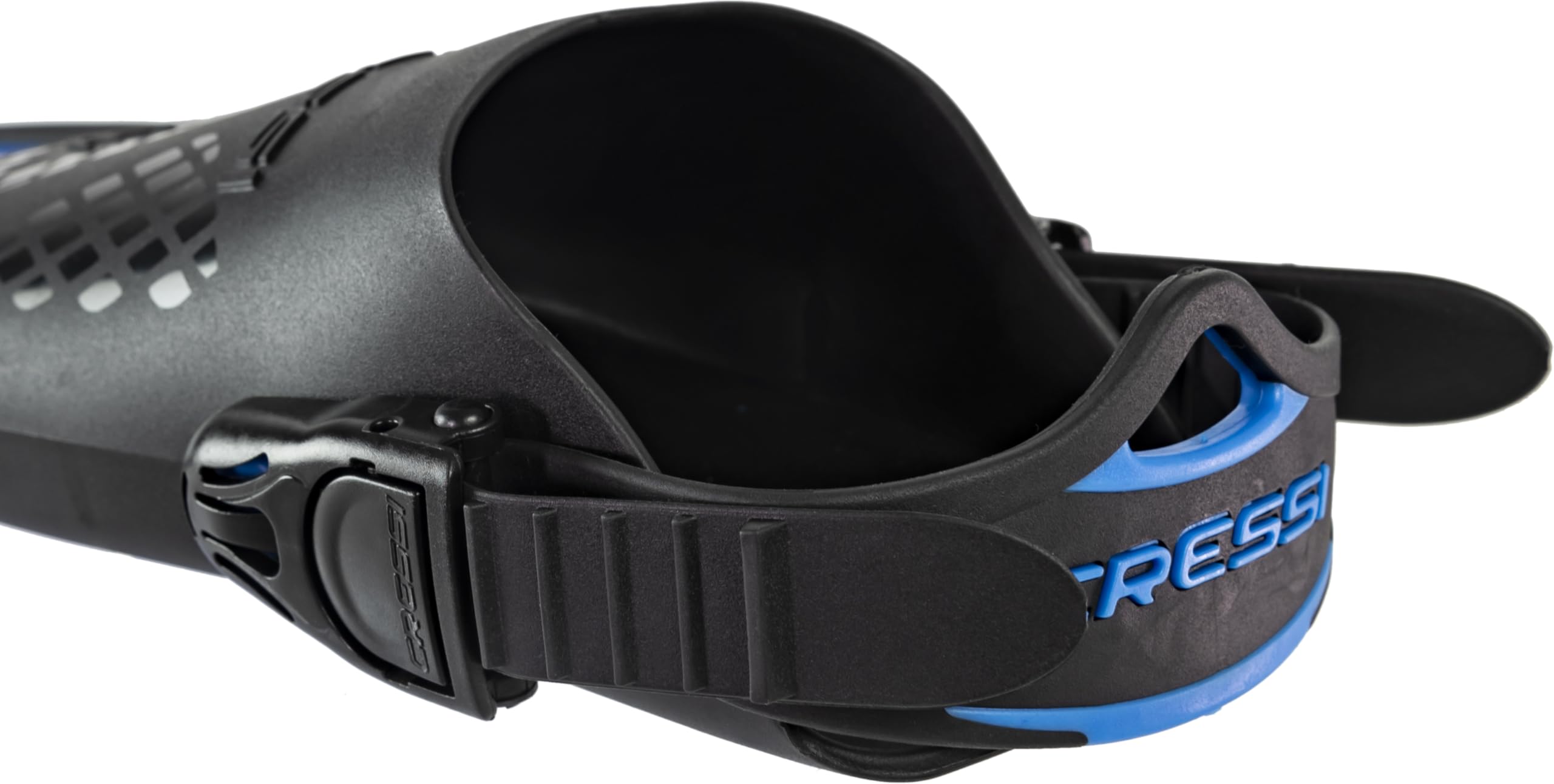 CRESSI Tonga Fins/Set - Pinne leggere Corte Regolabili Scarpetta Aperta o Set Pinne + Maschera Integrale Ampia Visione Baron, Adulti