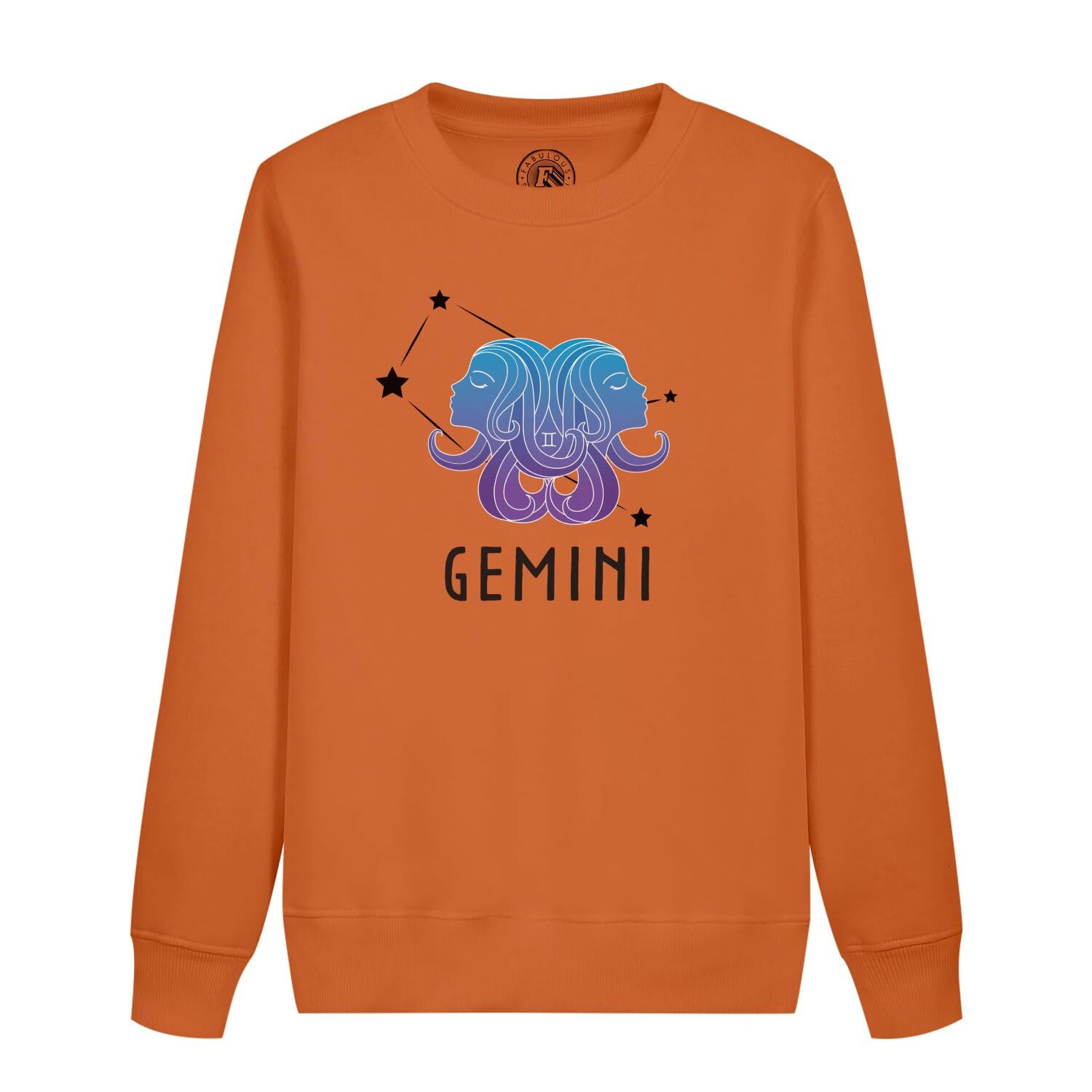 Sweatshirt enfant Gemini brodé pour passionnés d'astrologie - 4