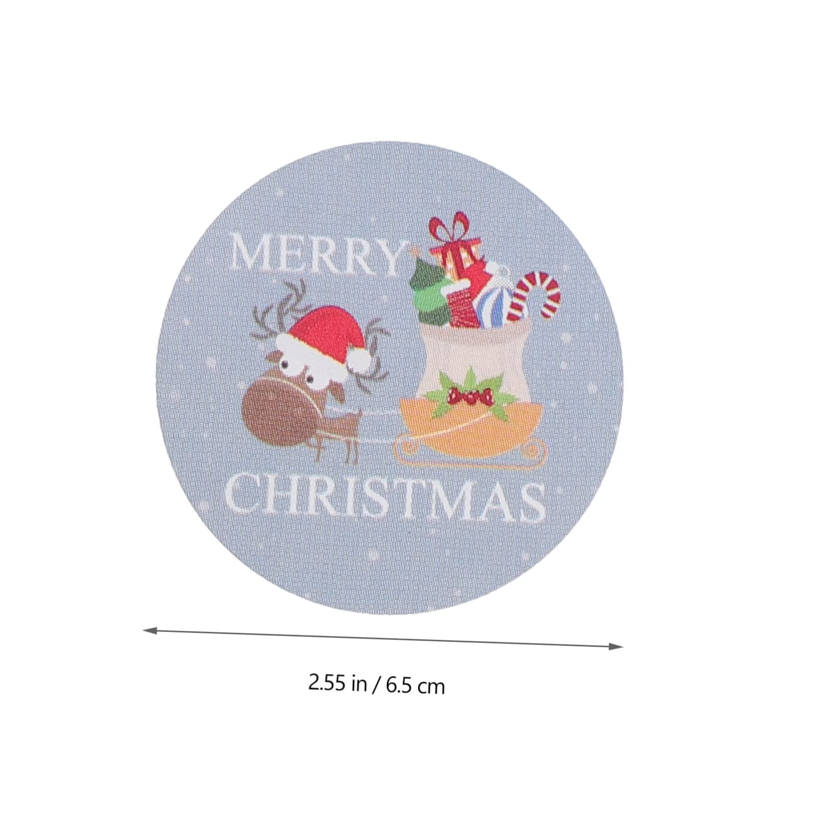 STOBOK 3 Set Di Decorazioni Natalizie Gnomi Adesivi in ​​lamina Di Buon Natale Biglietti Di Auguri Buste Etichette Di Sigillo 2 * 3