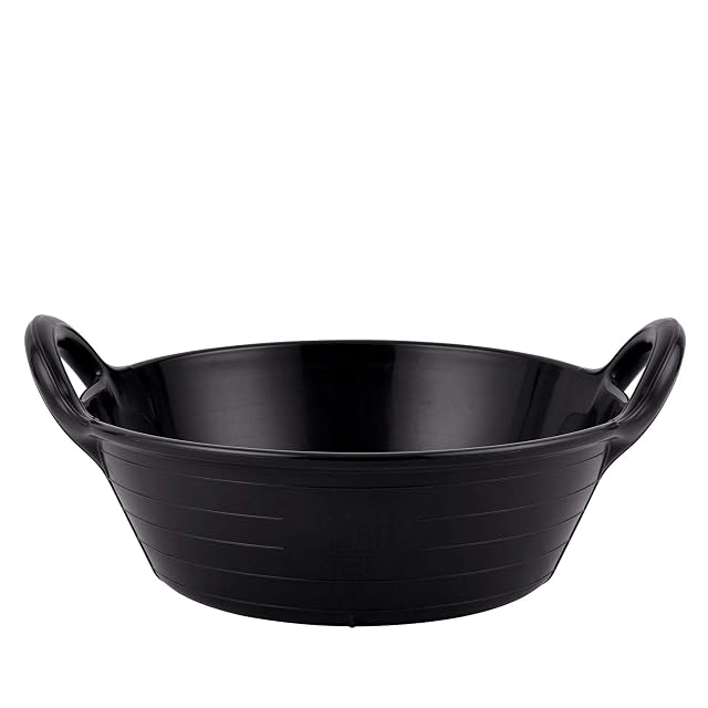 Red Gorilla Plas - Cubo de alimentación (11 l), color negro