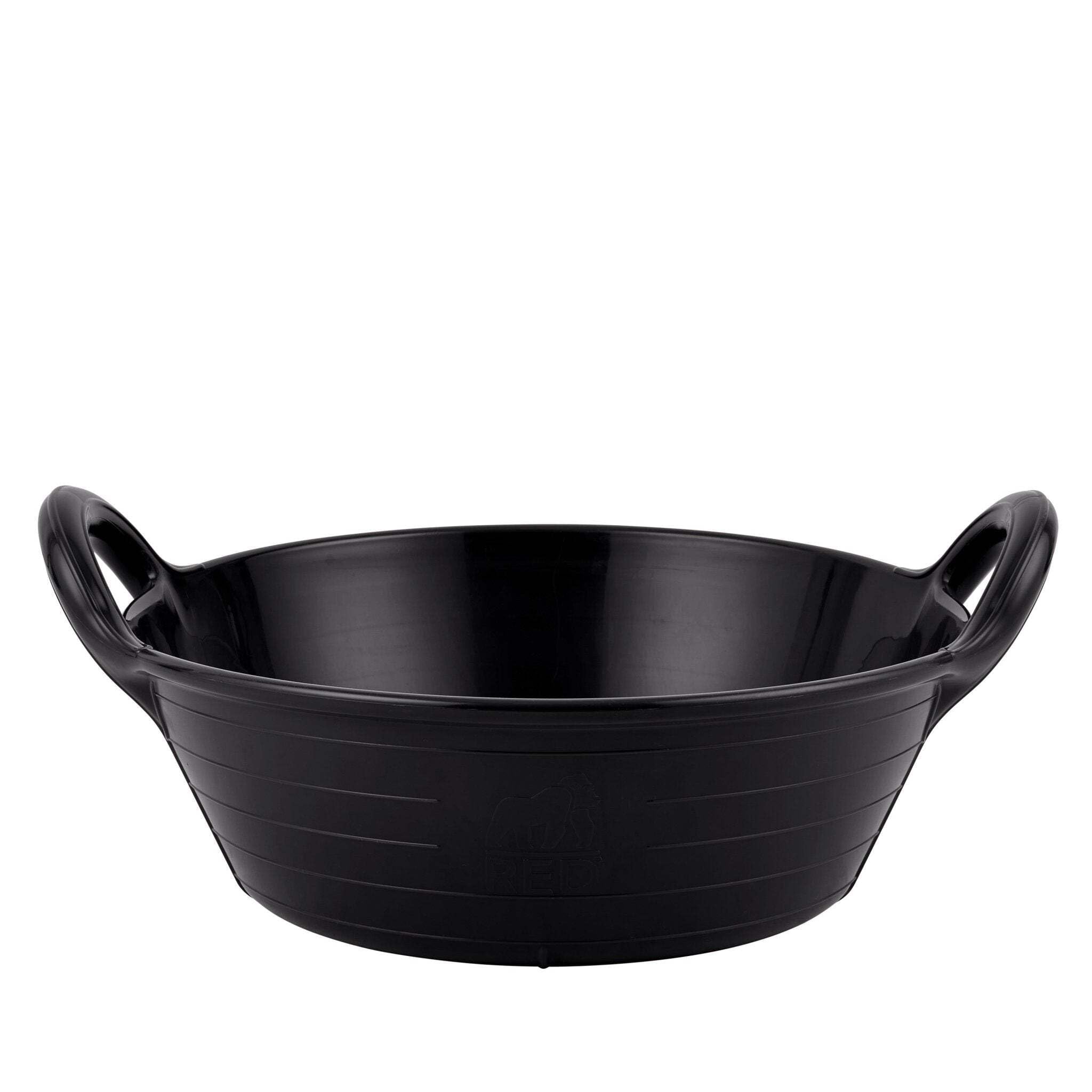 Red Gorilla Plas Feeding Bucket (11L) (Black)