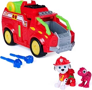 タカラトミー(TAKARA TOMY) パウ･パトロール ザ･ダイノ･ムービー マーシャル ダイノファイヤートラック (ティラノサウルス付き)