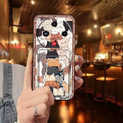 Phone Case Compatible with ZTE Nubia Focus2 5G, protective Design Cute Back Cover Cartoon Card sleeve Waterproof Soft case Shock
