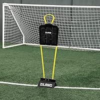 Ziland Academy Football Free Kick Mannequin (122cm - Black/Yellow + Base)