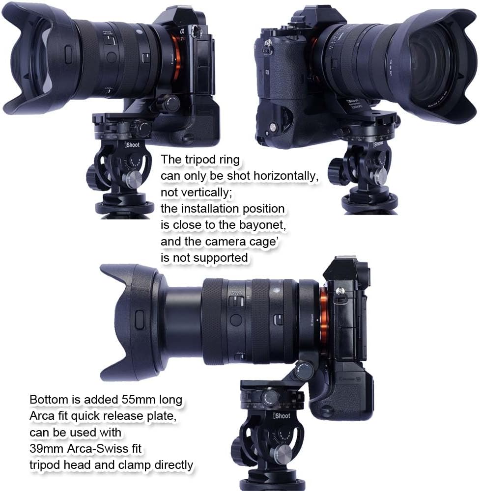 Tripod Mount Ring Lens Collar Compatible with Sigma 24-70mm f/2.8 DG DN Art II,20-200mm F3.5-6.3 DG C,17-40mm F1.8 DC Art,14-24mm f/2.8 DG DN Art, 28-70mm f2.8 DG DN C, 105mm F2.8 DG DN Macro E-Mount