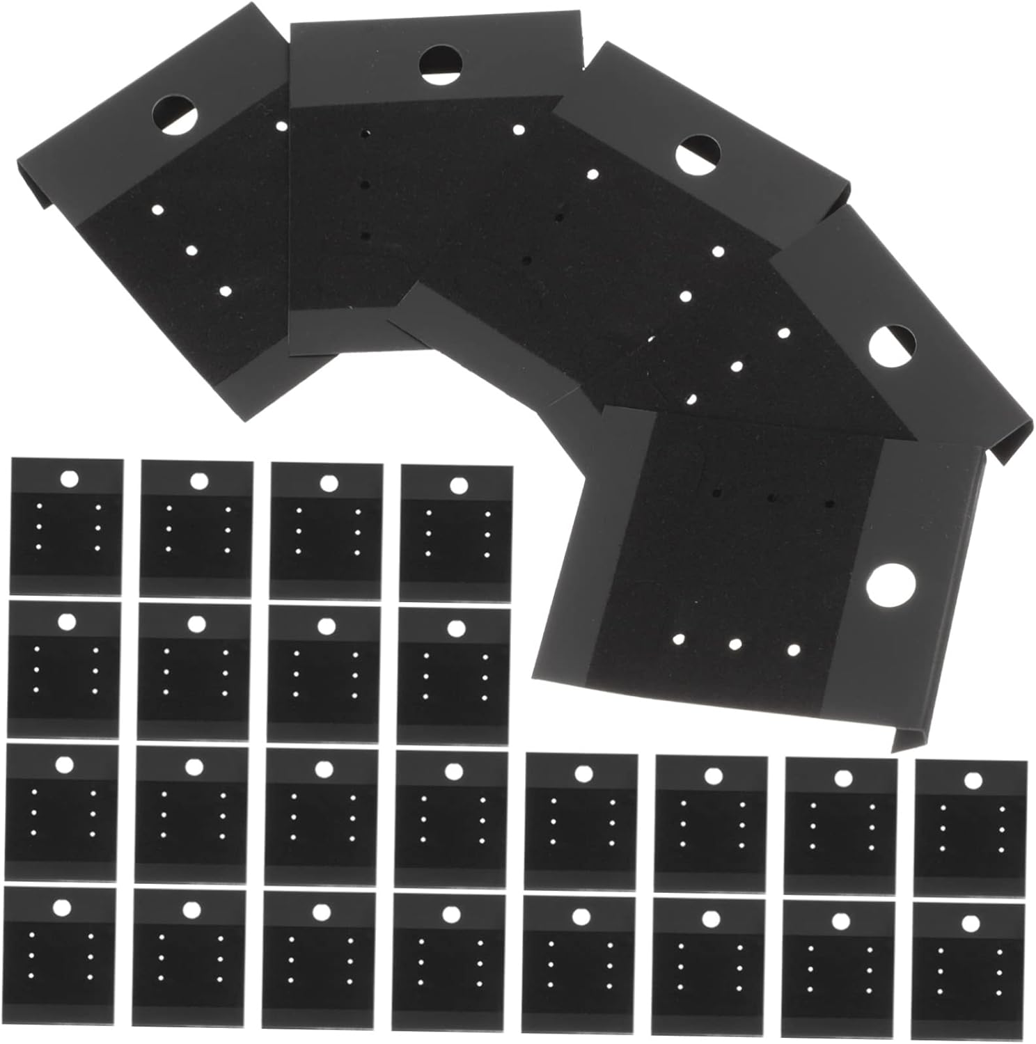 Lurrose 300pcs Earring Display Cards Pre-cut for Easy Jewelry Presentation Compact for Storage for Earrings and Studs Practical Packaging for Retail and Personal Use