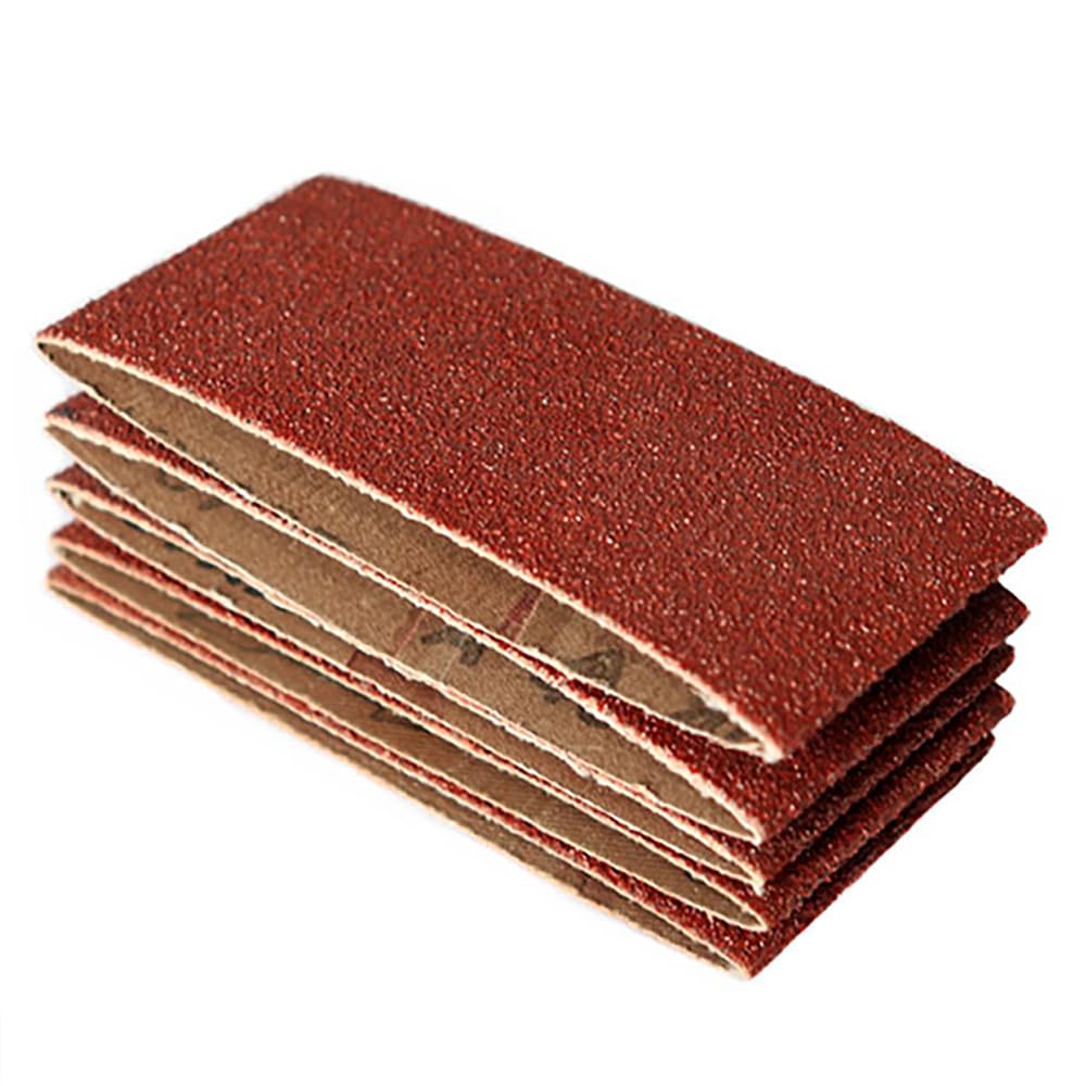 Taśmy szlifierskie z tkaniny, Zestaw pasów szlifierskich 10 sztuk tlenku glinu 260x60 mm, ziarnistość 40-1000, do polerowania drewna i metalu(10PCS 60 Grit)