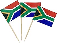 Vista 14 de 100 piezas de banderas de Brasil brasileñas pequeñas con palillos, decoración para mini cupcakes, toppers para cupcakes, banderas de comida