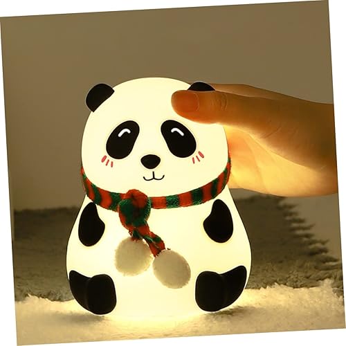 Miniatura 8 de Angoily 4 unids Panda Night Light Hatch Sound Machine Luces de bebé para la mesita de noche de bebé Lámpara de mesa de noche de silicona Animal Luz