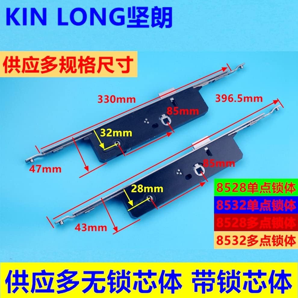 Generic Jianlang Aluminum Keypad Lock Body with dimensions