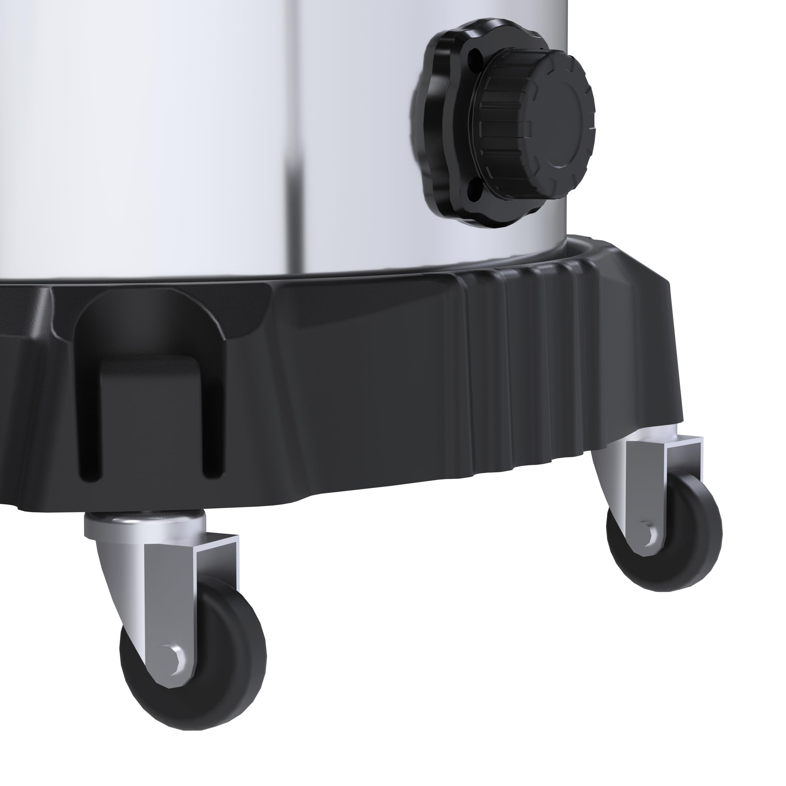Güde GNTS 3-60L - Aspirador en seco y húmedo (230 V, 3600 W, 3 Motores eléctricos, presión Negativa de 190 milibar, depósito de Acero Inoxidable, Limpieza de Filtro, Manguera de aspiración, Tubo de