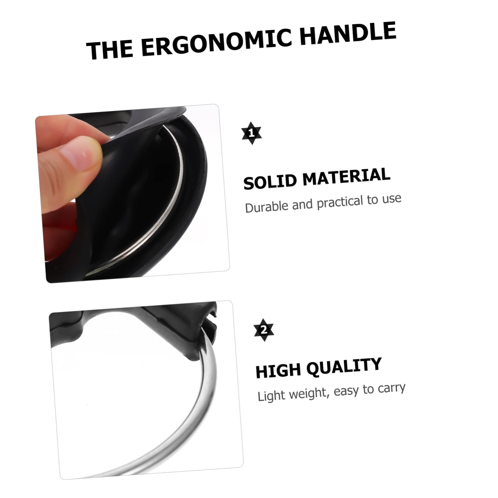 Levemolo 3pcs Pet Dog Traction Rope Handle Dog Pulling Rope Handle Rubber Handle Handle for Dog Leash Grip