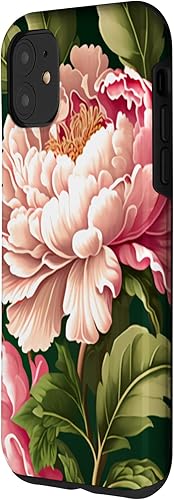 Miniatura 8 de Funda para iPhone 11 Pro Max con diseño de flores de peonía rosa