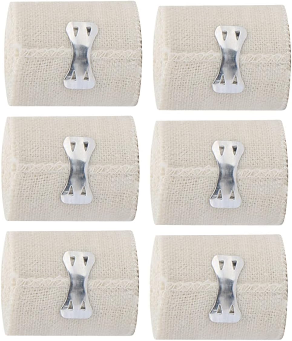 NOLITOY 18rolls Elastic Bandage Wraps Spandex Material Wound Care Supplies Compression Elastic Wrap Bandages Essential for Home Outdoor