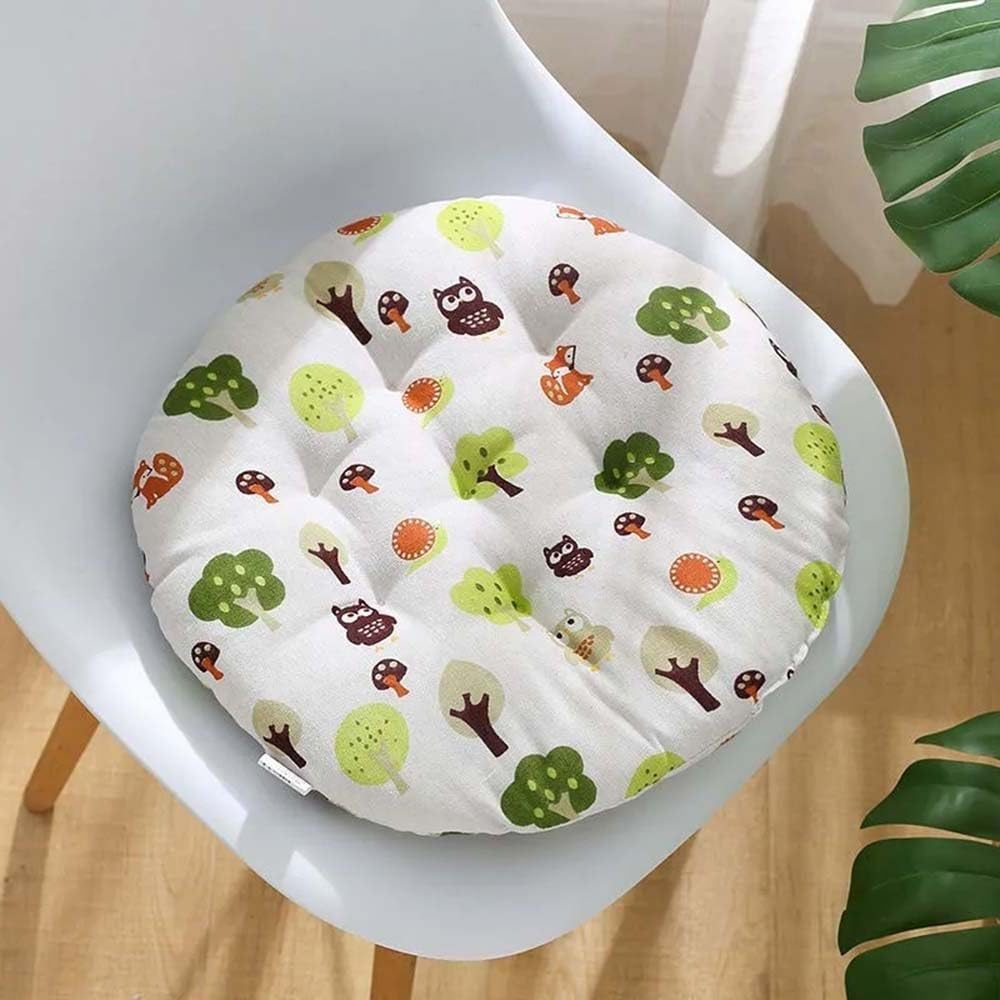 JORTUIO Chair Pads for Dining Chairs,Round Chair Cushions 16in/18in/20in, Chair Seat Cushion for Indoor Outdoor Furniture, Office, Kitchen Chairs,Patio(Color:Color25,Size:40x40cm/16x16in)