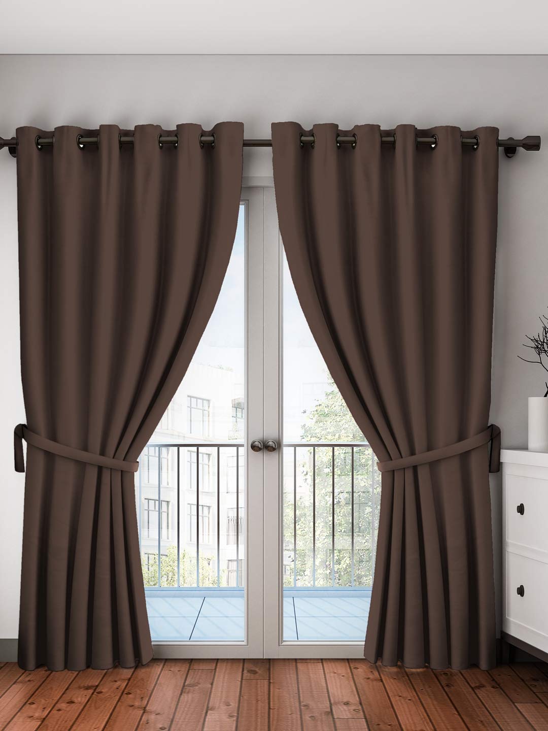 See full amazon price history chart for SpangleHomes Silk Blackout Window Curtains Set of 2 Piece with 3 Layers Weaving Technology Thermal Insulated with 8 Stainless Steel Grommet, 4 x 5 Feet Pack of 2, Coffee SpangleHomes Silk Blackout Window Curtains Set of 2 Piece with 3 Layers Weaving Technology Thermal Insulated with 8 Stainless Steel Grommet, 4 x 5 Feet Pack of 2, Coffee (B08KXY1C4C) Amazon Price History, Amazon Price Tracker