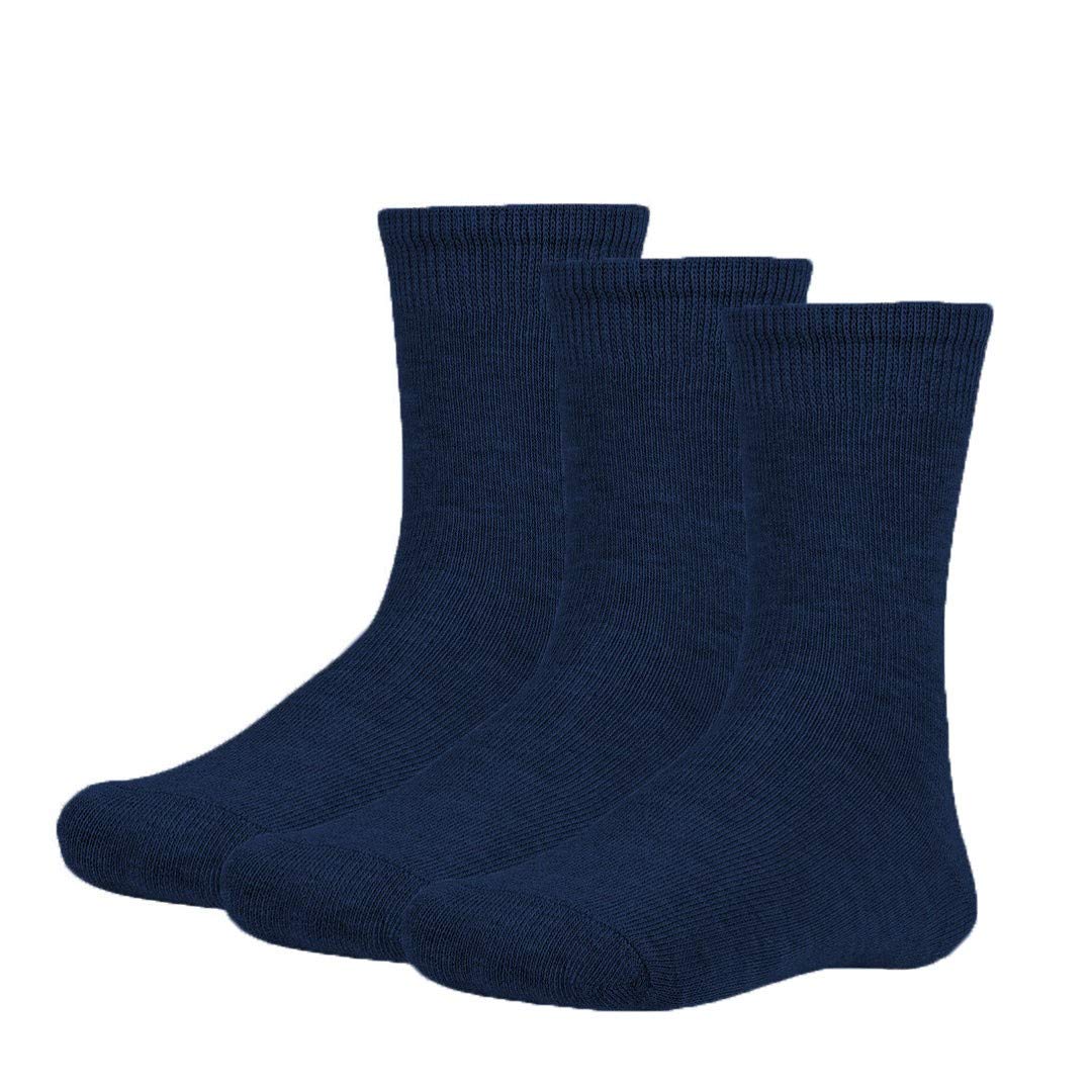 KLOTTZ COLEGIO14 - CALCETIN COLEGIO ALGODON PACK 3 PARES Niñas color: MARINO talla: 38/40