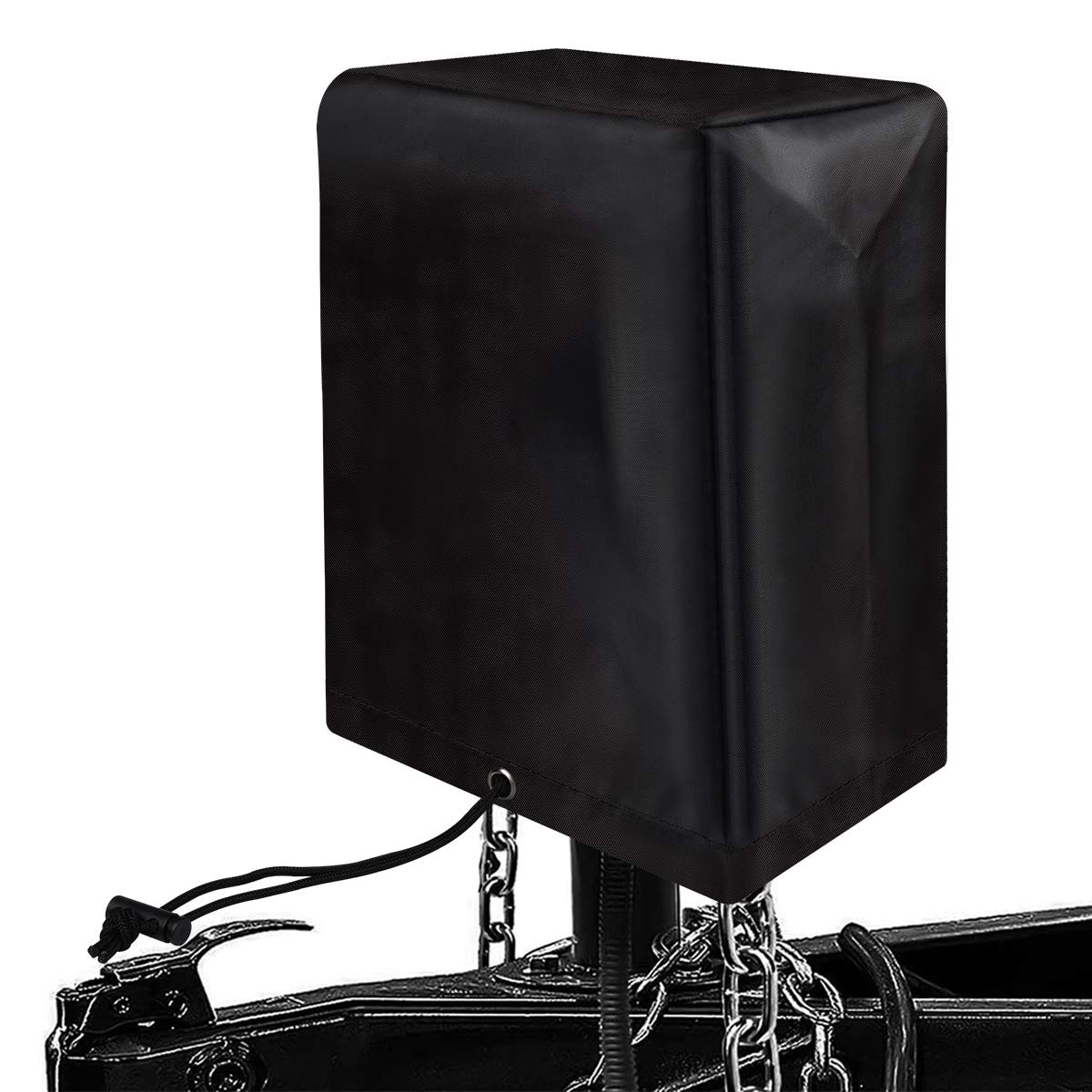 HurricomRV Electric Jacks Protective Cover, Universal 600D Polyester Electric Tongue Jack Cover Trailer RV Electric Tongue Jack Protective Cover (Large Size 14″H x 5″W x 10″D)