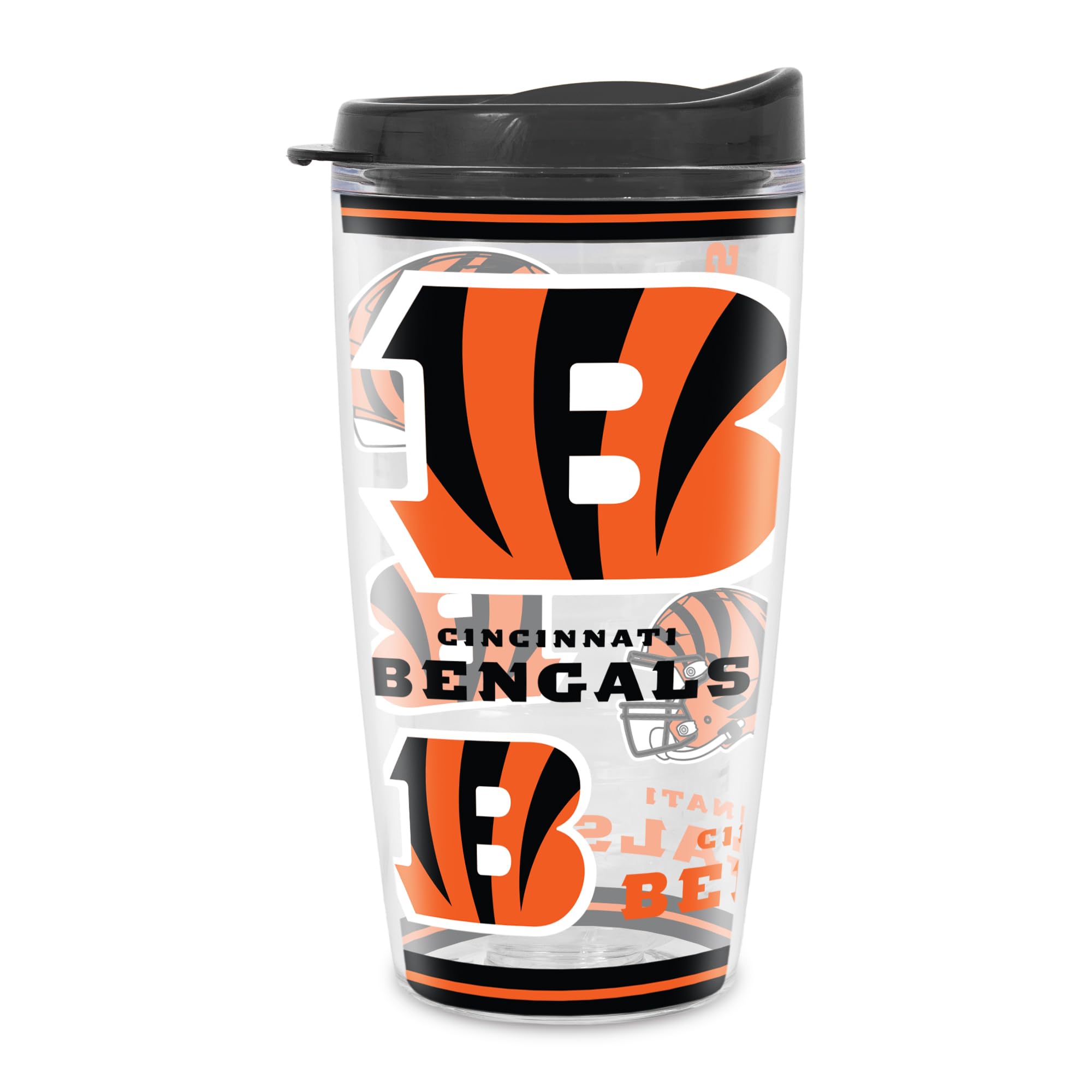 Rico Industries NFL Football Double Wall Mayhem 16oz Tritan Tumbler W Lid