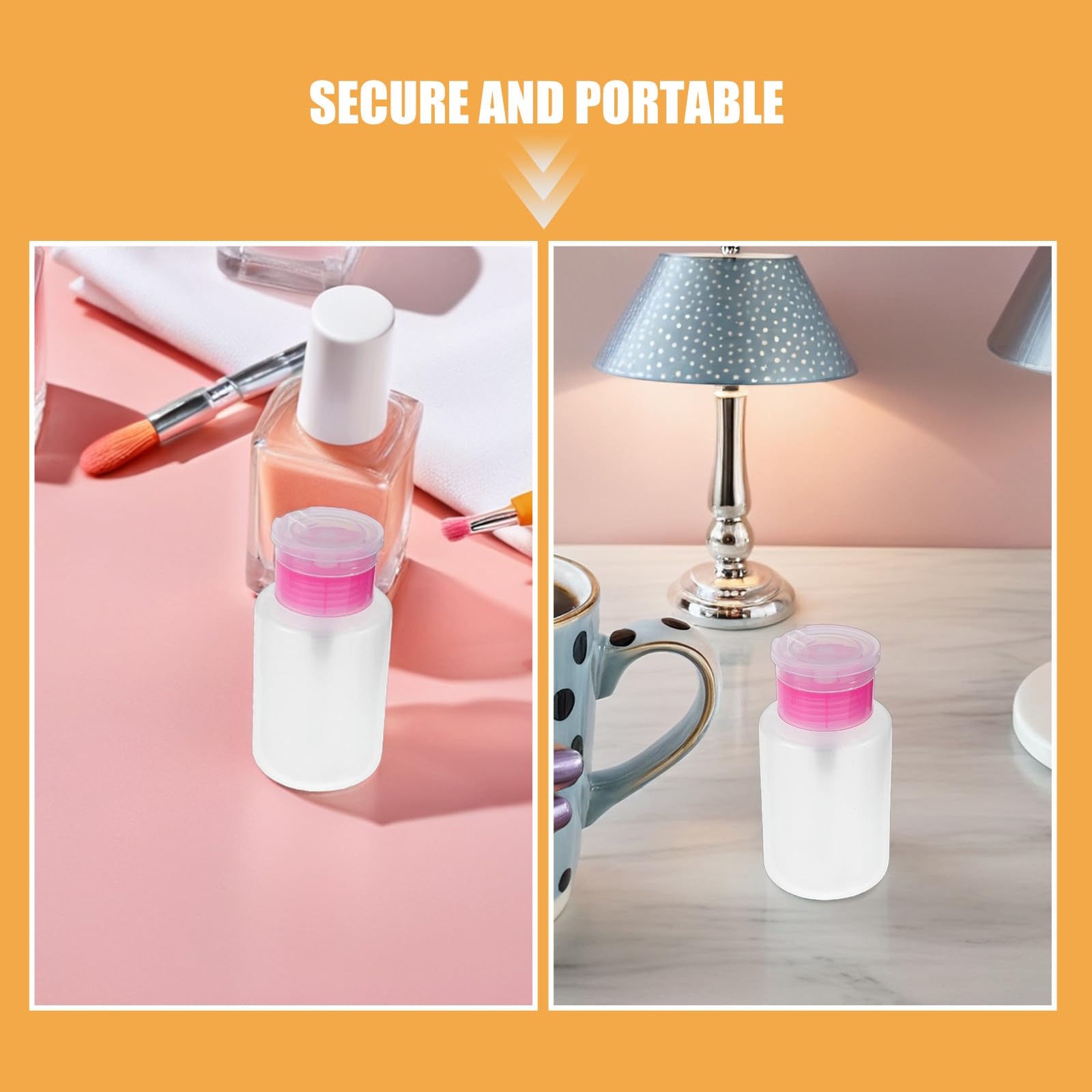 OUNONA 10 flaconi a pompa per fondotinta: 150 ml, portatili, per lavaggio a mano, dispenser a pompa per manicure, liquidi e trucco