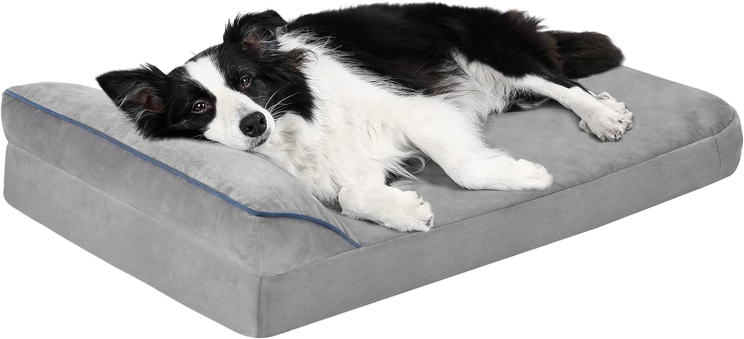 See full amazon price history chart for PetLux Orthopedic Dog Bed Large, Dog Beds for Medium Large Dogs Bolster Pet Bed, Washable Large Dog Bed with Pillow and Anti-Slip Bottom. (L) PetLux Orthopedic Dog Bed Large, Dog Beds for Medium Large Dogs Bolster Pet Bed, Washable Large Dog Bed with Pillow and Anti-Slip Bottom. (L) (B0D8H5XDWG) Amazon Price History, Amazon Price Tracker