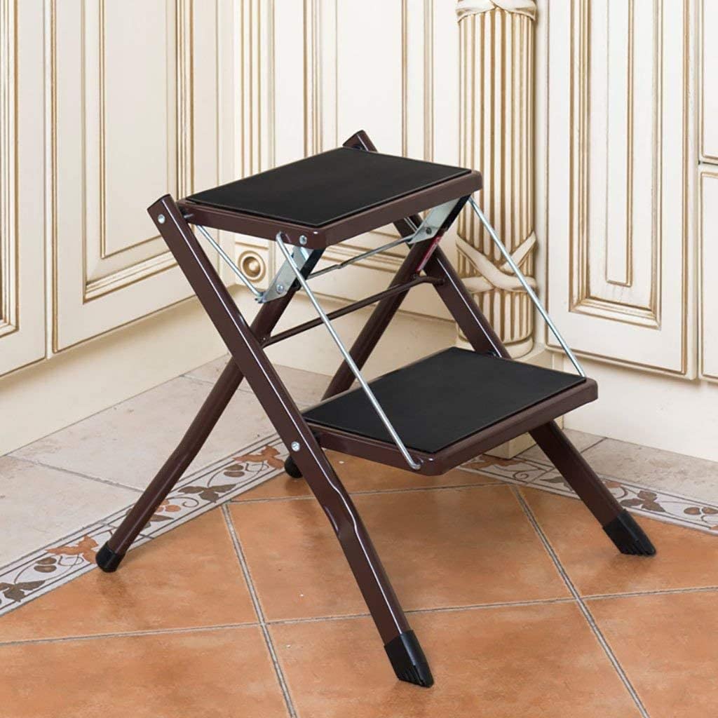 Escabeau portable OKUOKA, siège pliant multifonctionnel 42x48x41,5 cm