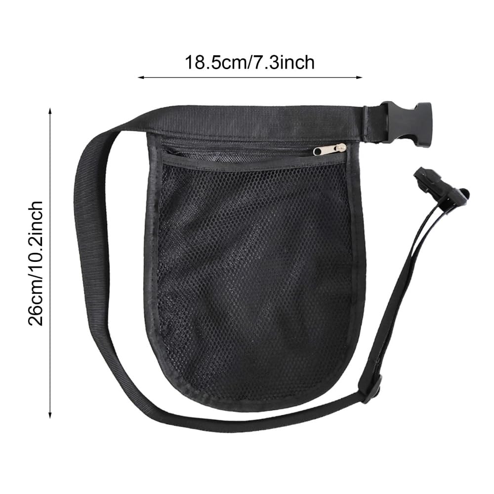 Riñonera para Pelota de Tenis, Soporte Ajustable para Banda de Pickleball, Transpirable, Bolsa de cinturón de Ping Pong