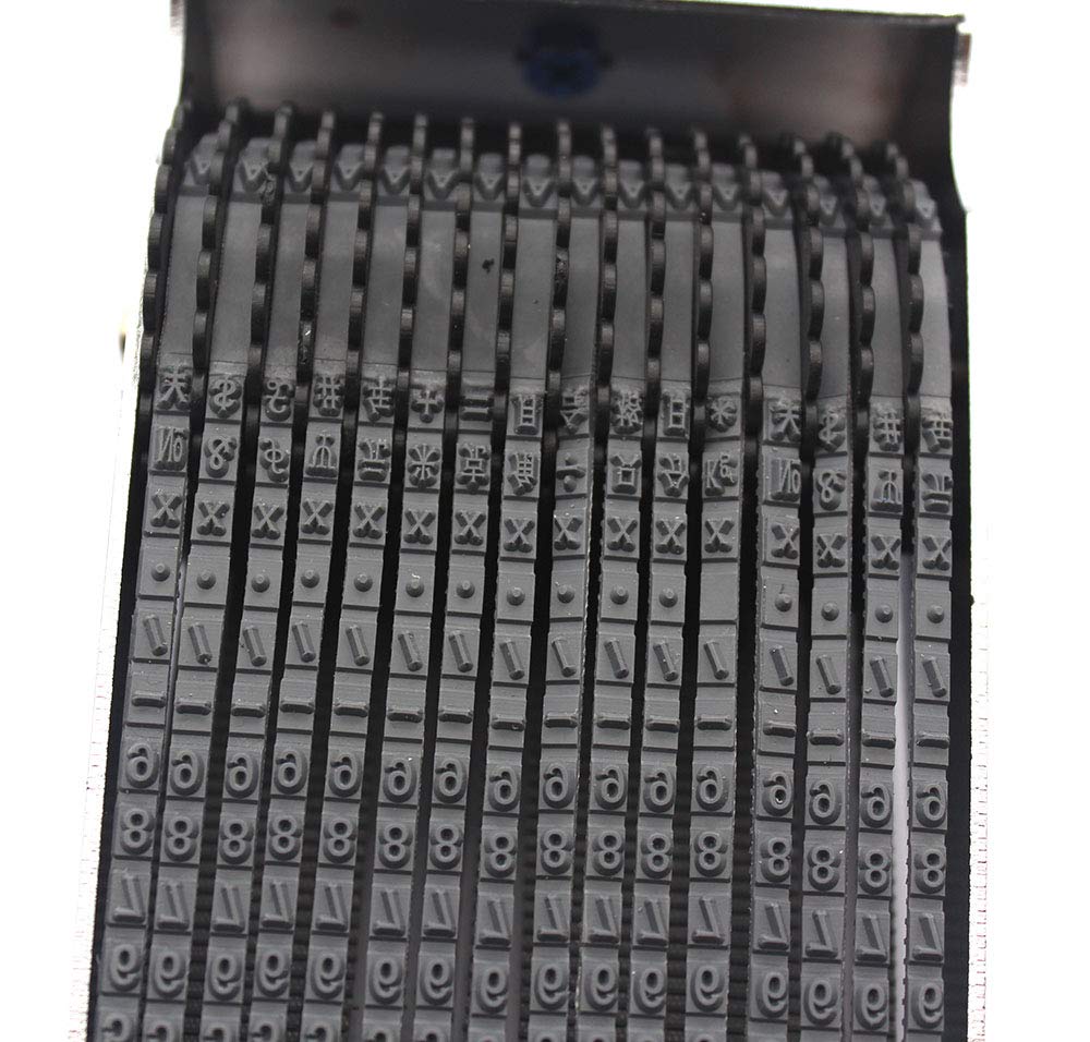 date stamp 16 Digits Number Stamp Personalized English Alphabet Number Symbol Rolling Wheel