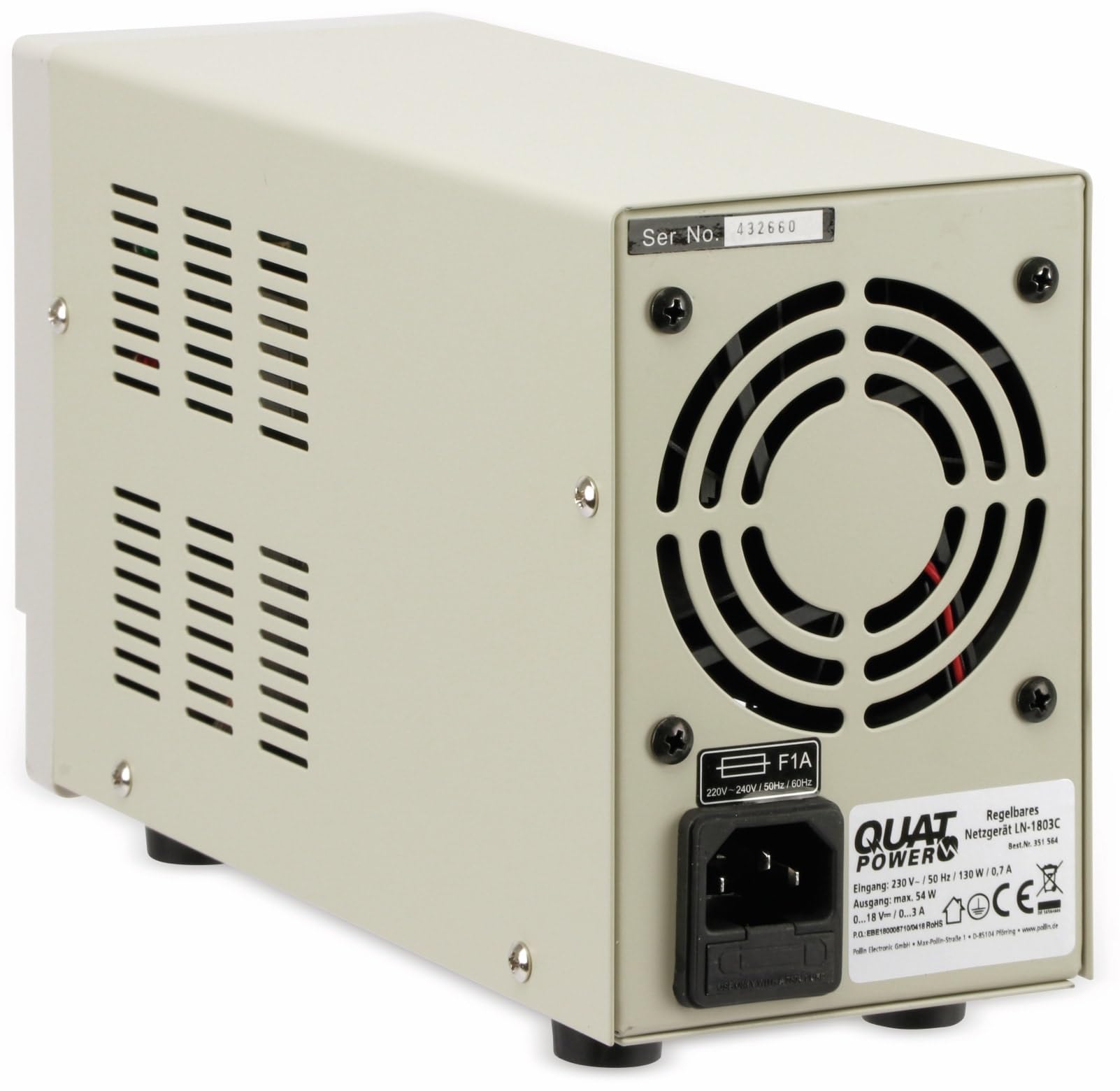 Bloc d'alimentation de quat Power LN 1803 C Alimentation quat Power LN-, 0. 3 A 1803 C 0. 18 V, LCD
